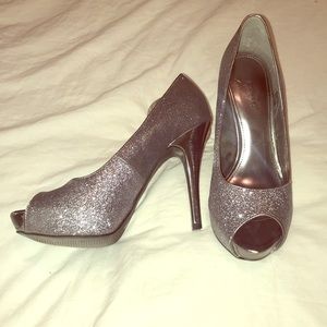 Fun sparkling high heels